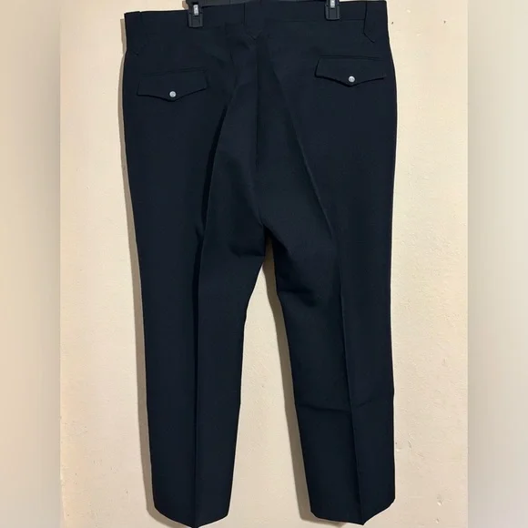 Silverado Mens Black Western Cowboy 2-Piece Suit Size 46 L Made In USA